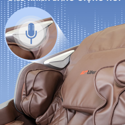 Ghế Massage Toàn Thân Lifesport LS-399, Ghế Massage Có Hệ Thống Điều Khiển Bằng Giọng Nói Thông Minh