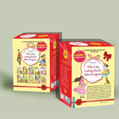 Combo Nhật Ký Trưởng Thành Của Đứa Trẻ Ngoan (Hộp 10 cuốn) Tặng kèm bút và sổ tay