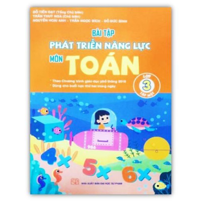 Sách - Combo Bài tập phát triển năng lực môn Toán lớp 3 - Tập 1 + 2 ( Kết Nối )