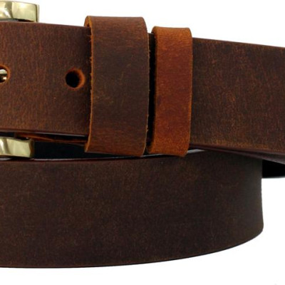 Thắt lưng nam da bò sáp khóa đồng  AT Leather S4K-03