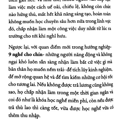 Nghĩ Thử Làm Thật - 9 Nghề Cho Chín