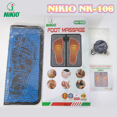 Thảm massage chân xung điện Nikio NK-106 - Massage huyệt đạo bàn chân, lưu thông máu huyết