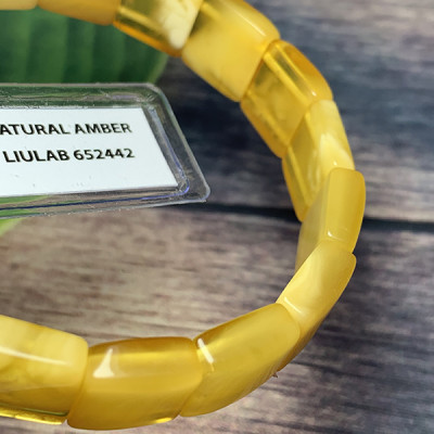 Vòng Hổ Phách Balan vàng cao cấp Hadosa