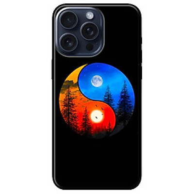 Ốp lưng dành cho Iphone 15 - Iphone 15 Plus - Iphone 15 Pro - Iphone 15 Pro Max - Âm Dương - Hàng Chính Hãng