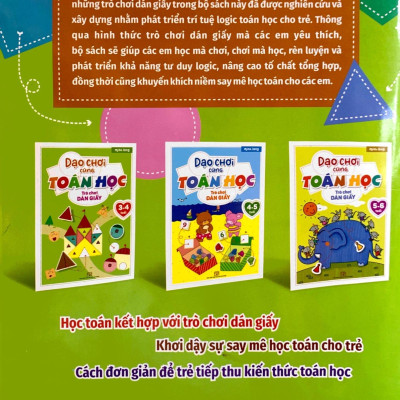 Dạo Chơi Cùng Toán Học - Trò Chơi Dán Giấy (3-4 Tuổi)