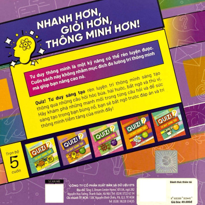 Quiz! Tư Duy Sáng Tạo - 100 Câu Hỏi Đánh Thức Thiên Tài Trong Bạn