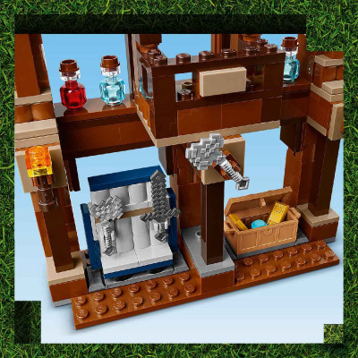 Đồ Chơi Lắp Ráp Võ Đài Chiến Đấu Woodland Mansion LEGO MINECRAFT 21272 (491 chi tiết)