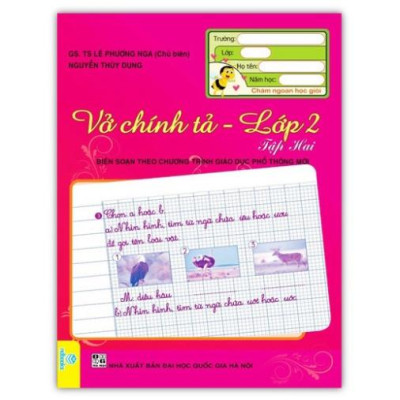 Sách - Combo Vở chính tả lớp 2 - ( tập 1 + tập 2 )