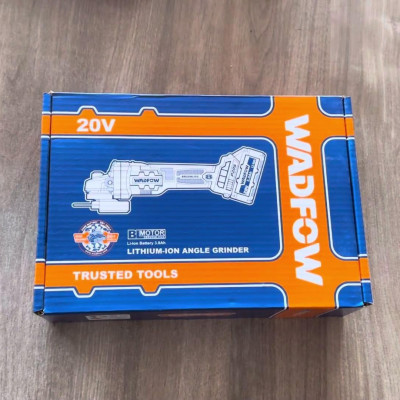 MÁY MÀI GÓC DÙNG PIN 20V (KHÔNG CHỔI THAN) WLAPM12 WADFOW (KÈM 2 PIN 3.0 AH & SẠC) - HÀNG CHÍNH HÃNG