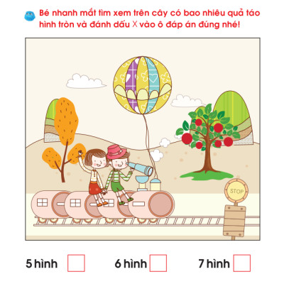 Bé Chuẩn Bị Vào Lớp 1 - Vở Bé Làm Toán Trắc Nghiệm (Dành Cho Bé Từ 5-6 Tuổi) (Tái Bản 2021)