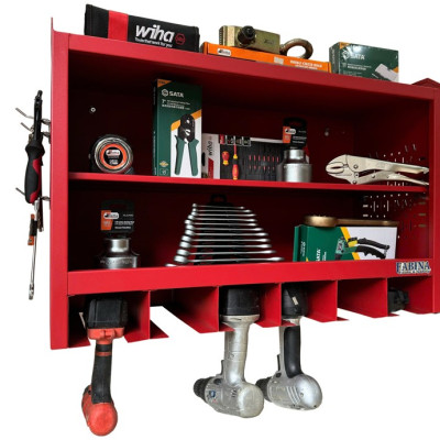 Tủ dụng cụ treo tường màu đỏ