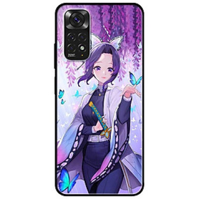 Ốp lưng dành cho Xiaomi Redmi Note 11 4G mẫu Anime Cô Gái Shinobu Kimetsu Và Bướm