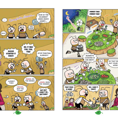 Truyện Tranh tiếng Anh - Adventures Of Crickid - Tập 1 Và Tập 2