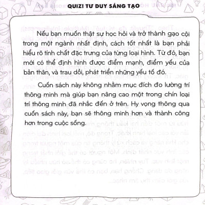Quiz! Tư Duy Sáng Tạo - 100 Câu Hỏi Đánh Thức Thiên Tài Trong Bạn