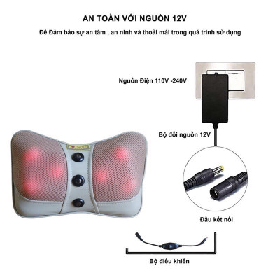 Gối masage Ayosun bản ghi 