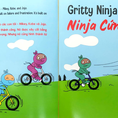 Ninja Nhí - Rèn Luyện Tư Duy Tích Cực - Ninja Cứng Cỏi (Song Ngữ)