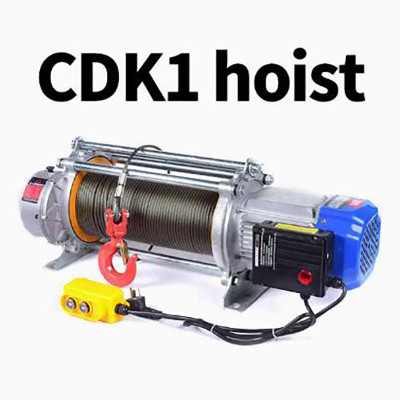 Tời điện đa năng nâng hạ vỏ nhôm ABG CD-K1 sử dụng nhiều trong công nghiệp, xây dựng