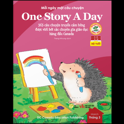 Sách - One Story A Day - CUỐN 3 : 365 câu chuyện phát triển IQ, EQ cho bé - Bản song ngữ tặng kèm file nghe