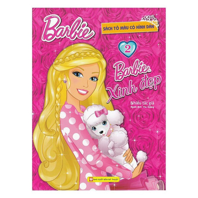 Sách Tô Màu - Barbie Xinh Đẹp 2 (Có Hình Dán) - Tân Việt Books