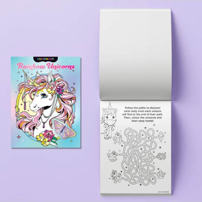 Kaleidoscope Colouring Kit Rainbow Unicorns 