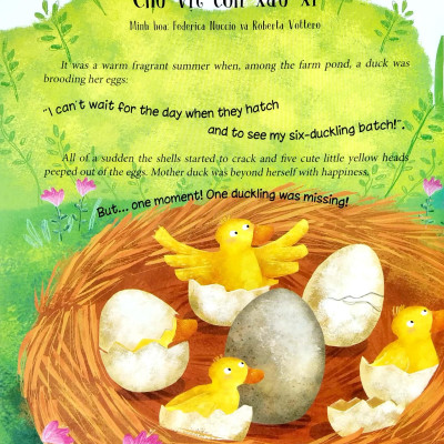 Chú Vịt Con Xấu Xí (Truyện Dành Cho Trẻ Từ 3 Tuổi) - Truyện Song Ngữ Anh - Việt