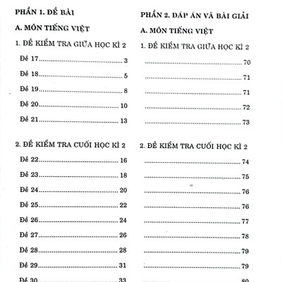 Đề Kiểm Tra Định Kì Tiếng Việt Và Toán 1 - Tập 2 (Theo Chương Trình Giáo Dục Phổ Thông Mới)