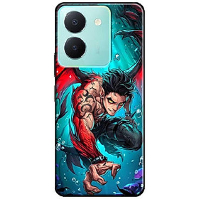 Ốp lưng cho Vivo Y03 - Y03T - Y18 - Y18S - Y18T - Y27 5G - Y28 4G - Y36 - Anime Boy Cánh Đỏ - Hàng Chính Hãng