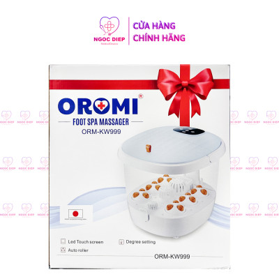 Máy massage chân tự động cao cấp OROMI ORM-KW999 - Máy mát-xa thư giãn có ngăn đựng thảo dược
