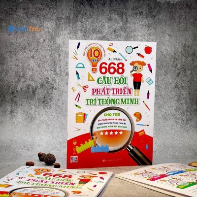 Sách - Phát Triển Trí Tuệ IO - 668 Câu Hỏi Phát Triển Trí Thông Minh Cho Trẻ - Tập 5 - Việt Thư