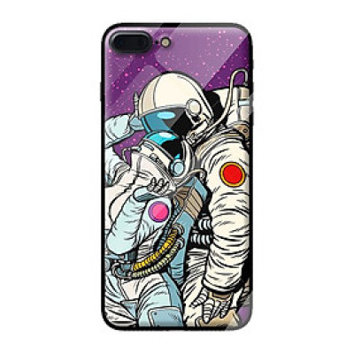 Ốp kính cường lực cho iPhone 8 Plus mẫu DU HÀNH 1 - Hàng chính hãng
