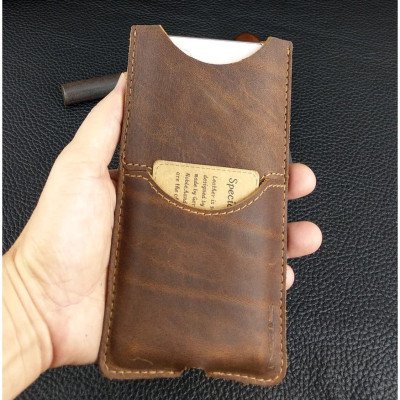 Bao Da Rút cho Samsung Z Fold2, Z Fold3, Z Fold4 cổ điển Da Bò Thật