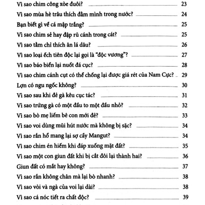 10 Vạn Câu Hỏi Vì Sao Mà Trẻ Hay Hỏi Nhất - Thế Giới Động Vật-Trái Đất-Địa Lý-Vũ Trụ (Tái Bản 2024)