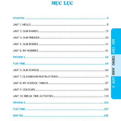 The Langmaster - Bài Tập Tiếng Anh Lớp 3 - Tập 1 (Có Đáp Án) - Global Success - MT