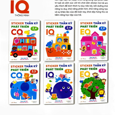 Sticker Thần Kỳ - Phát Triển IQ - Thông Minh (2-4 Tuổi)