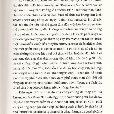 Giành Lại Không Khí Sạch - Sự Khởi Đầu Và Kết Thúc Của Ô Nhiễm Khí Quyển (Tái Bản)