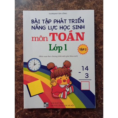 Sách - Bài Tập Phát Triển Năng Lực Học Sinh Môn Toán Lớp 1 - Tập 2