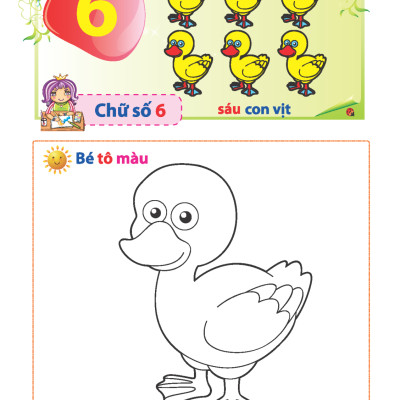Vở Tập Tô Chữ Số (Dành Cho Bé Từ 5 - 6 Tuổi) (Tái Bản)