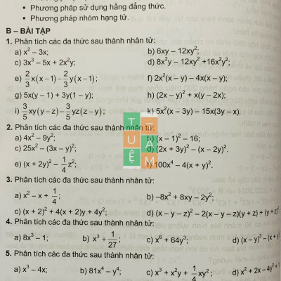 Sách - Bài tập phát triển năng lực Toán 8