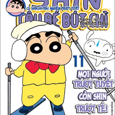 Shin - Cậu Bé Bút Chì - Phiên Bản Hoạt Hình Màu - Tập 11: Cu Shin Và Trải Nghiệm Trượt Tuyết (Tái Bản 2024)