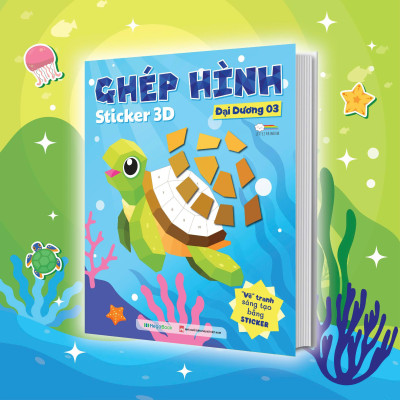 Sách - Ghép Hình Sticker 3D - Đại Dương 03