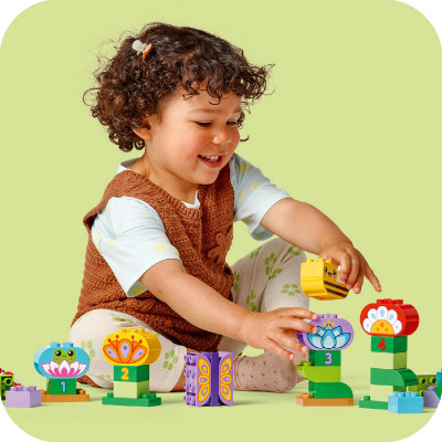 LEGO DUPLO 10444 Đồ Chơi Lắp Ráp Vườn Hoa Sáng Tạo (45 Chi Tiết)