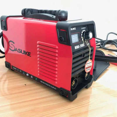 Máy hàn que điện tử Sasuke MMA 200S (200A, hàn liên tục que 2.5mm-3.2mm)- Hàng chính hãng