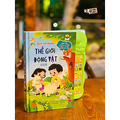 SÁCH ÂM THANH 30 NÚT- THẾ GIỚI ĐỘNG VẬT- Minh Trang– Thu Nấm tranh –Đinh Tị-NXB Thanh Niên