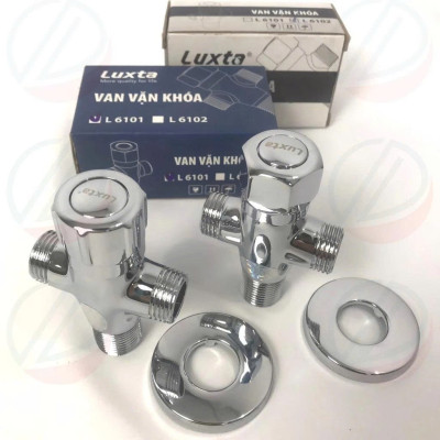 Van Chia Nước Van T Vặn 3 Ngã Có Khoá LUXTA Mã L6101 Và L6102 - Phụ kiện đấu nối thiết bị nhà tắm, phi 21