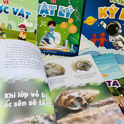 Sách- Những bí ẩn về Thực Vật trong bộ 10 Vạn Câu Hỏi Vì Sao - Tủ sách Em yêu Khoa học (Phiên bản mới nhất)