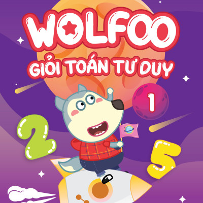 Sách - Bộ Sách Wolfoo Giỏi Toán Tư Duy: Tập 1 - 6 (Bộ 6 Tập)