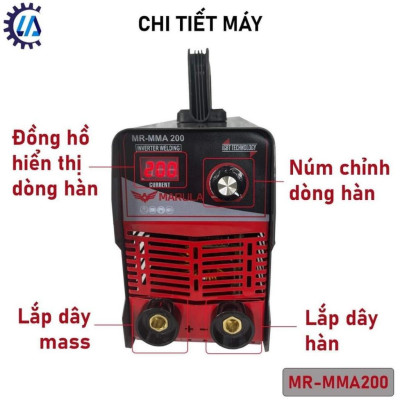 MÁY HÀN ĐIỆN TỬ MR-MMA200 - MARULA - HÀNG CHÍNH HÃNG