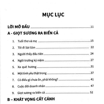 Giọt Sương Và Khát Vọng