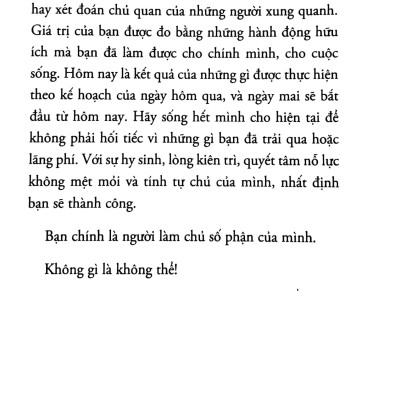 Sách You Can - Không Gì Là Không Thể (Tái Bản)