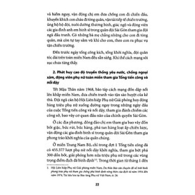 Phụ Nữ Sài Gòn - Gia Định Và Nam Bộ Trong Cuộc Tổng Tiến Công Và Nổi Dậy Xuân Mậu Thân 1968